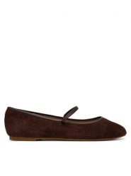 LAUREN RALPH LAUREN Baleriny Jayna Mj Fl 802P18425004 Brązowy. Brązowe baleriny damskie Lauren Ralph Lauren, bez wzorów, ze skóry, bez obcasa. Za 599.99 zł.