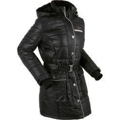 Kurtka pikowana outdoorowa bonprix czarny. Czarne kurtki damskie bonprix, w paski. Za 249.99 zł.