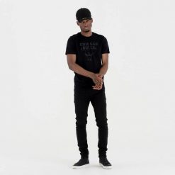 Koszulka Chicago Bulls. Czarne koszulki sportowe męskie New Era, xl, bez wzorów, z materiału, bez kołnierzyka, bez ramiączek, na fitness i siłownię. Za 174.00 zł.