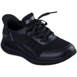 Adidasy Skechers Bobs Geo Lite - Divine Pace, Kobiety. Czarne obuwie sportowe damskie Skechers, bez wzorów, trekkingowe, Skechers Sport. Za 299.99 zł.