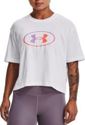 Under Armour Koszulka UA Live Novelty Silo SS 1369881 100. T-shirty damskie Under Armour, bez wzorów, bez kołnierzyka. Za 72.39 zł.