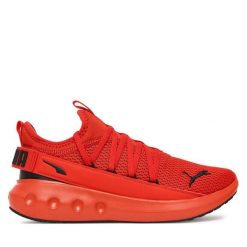 Buty do biegania Puma. Czerwone buty sportowe męskie Puma, bez zapięcia, do biegania. Za 209.99 zł.