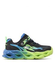 Skechers Sneakersy Heat-Flux 400103L/BBLM Czarny. Czarne buty sportowe chłopięce Skechers, bez wzorów, z materiału, bez zapięcia. Za 219.99 zł.