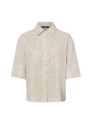 Someday Damska bluzka koszulowa - Zoliro Kobiety beżowy, 40. Brązowe bluzki damskie someday., bez wzorów, ze skóry, bez kołnierzyka, bez ramiączek. Za 449.95 zł.