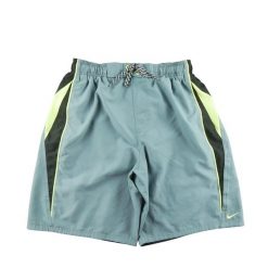 Second life - Męskie szare szorty kąpielowe - Jak nowy. Szare krótkie spodenki sportowe męskie Nike, m, bez wzorów. Za 85.16 zł.