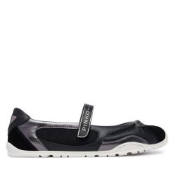 Baleriny PINKO. Czarne baleriny damskie Pinko, bez wzorów, bez obcasa. Za 834.99 zł.