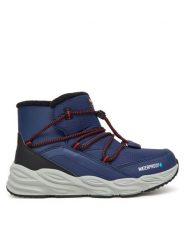 Skechers Śniegowce Turbo Tread 406385L NVBK Granatowy. Niebieskie buty zimowe chłopięce Skechers, bez wzorów, z materiału, bez zapięcia. Za 289.99 zł.