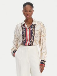 Marciano Guess Koszula 6RGH14 7439A Écru Regular Fit. Bluzki damskie Marciano Guess, z aplikacjami, z wiskozy, bez kołnierzyka, bez ramiączek. Za 799.99 zł.