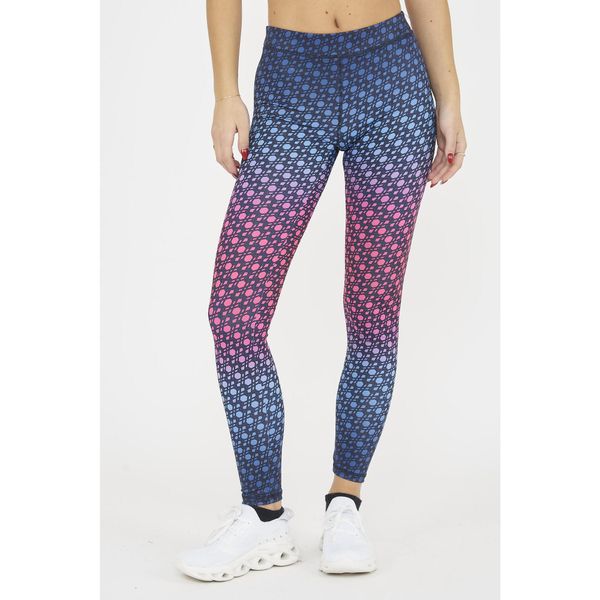Legginsy do treningu damskie NETMESH. Czerwone legginsy damskie ELPLAYER, bez wzorów, z dżerseju, na fitness i siłownię. W wyprzedaży za 84.50 zł.