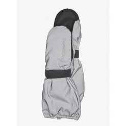 Rękawiczki dziecięce Didriksons Biggles Reflective Mitten. Szare rękawiczki dziecięce Didriksons, bez wzorów. Za 86.99 zł.