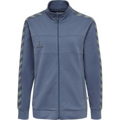 Bluza damska Hummel zip Lmove Classic. Szare bluzy damskie Hummel, na wiosnę, l, bez wzorów, z bawełny, bez kaptura. Za 190.30 zł.