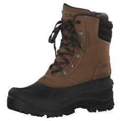 Buty zimowe męskie CMP Kinos WP. Brązowe trekkingi męskie CMP, na zimę, outdoorowe. Za 421.25 zł.