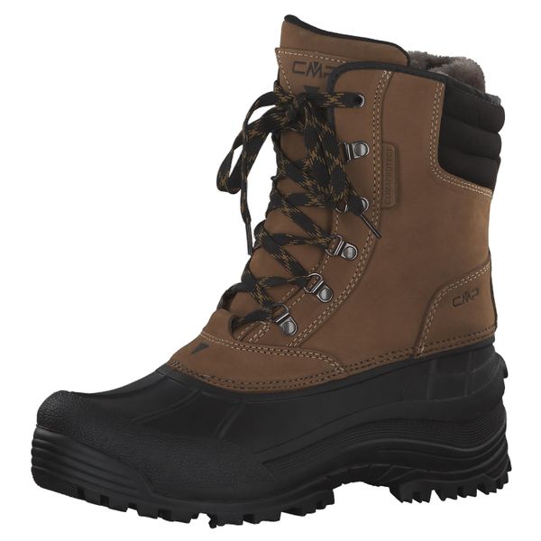 Buty zimowe męskie CMP Kinos WP. Brązowe trekkingi męskie CMP, na zimę, outdoorowe. Za 421.25 zł.