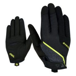 Rękawiczki rowerowe Ziener Clyo Touch Long black/lemon. Czarne buty sportowe męskie Ziener, bez zapięcia, rowerowe. Za 107.93 zł.