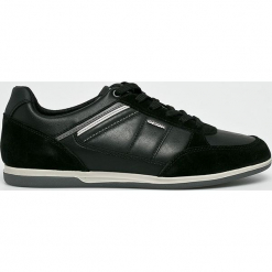 Geox - Buty. Czarne buty sportowe męskie Geox, z materiału. W wyprzedaży za 399.90 zł.