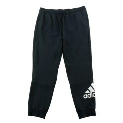 Second life - Spodnie dresowe męskie French Terry czarne - Jak nowy. Czarne spodnie sportowe męskie Adidas, m, bez wzorów, z dresówki, do biegania. Za 143.46 zł.