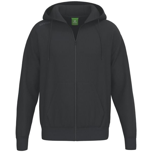 Czarna kurtka z kapturem Erima Ts. Czarne kurtki męskie Erima, na jesień, m, bez wzorów, z bawełny, klasyczne, z kapturem. Za 314.99 zł.