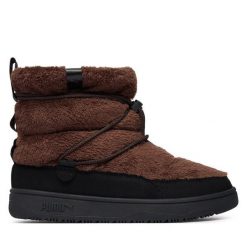 Śniegowce Puma. Brązowe śniegowce i trapery damskie Puma. Za 349.99 zł.