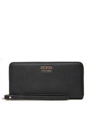 Guess Portfel Brenton Slg SWPG96 48146 Czarny. Czarne portfele damskie Guess, z aplikacjami, ze skóry. Za 239.99 zł.