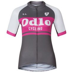 Odlo Koszulka damska Stand-up collar s/s 1/2 zip RIDE r. XL (410971). Bluzki damskie marki Odlo. Za 93.69 zł.
