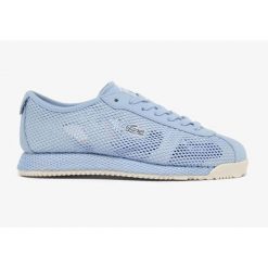 Buty Sportowe Damskie Lacoste Club-Low. Niebieskie obuwie sportowe damskie Lacoste, bez wzorów, z tkaniny, tenisowe. Za 510.40 zł.