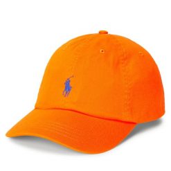 Czapka z daszkiem Polo Ralph Lauren. Brązowe czapki i kapelusze damskie Polo Ralph Lauren, bez wzorów. Za 249.99 zł.