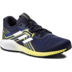 Buty adidas - Aerobounce 2 M AQ0534 Mystery Ink/Silver Met./Shock Yellow. Niebieskie buty sportowe męskie Adidas, z materiału. W wyprzedaży za 289.00 zł.