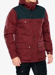 Kurtka Fjallraven Greenland Winter Jacket. Czerwone kurtki męskie Fjällräven, na zimę, l, bez wzorów, z bawełny, bez kaptura. Za 1,148.39 zł.