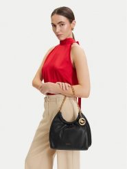 MICHAEL Michael Kors Torebka Indie 32S6A50C6L Czarny. Czarne torebki do ręki damskie MICHAEL Michael Kors, bez wzorów, ze skóry, bez dodatków. Za 1,049.00 zł.