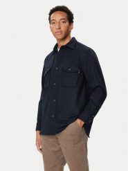 Tommy Hilfiger Kurtka koszulowa Classic MW0MW44603 Granatowy Regular Fit. Niebieskie kurtki męskie Tommy Hilfiger, l, bez wzorów, z syntetyku, bez kaptura. Za 636.99 zł.