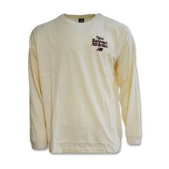 Bluzka New Balance Athletics 70s Run Graphic Longsleeve - MT23560-MCU. Białe bluzki z długim rękawem męskie New Balance, s, bez wzorów, bez kołnierzyka. Za 107.06 zł.
