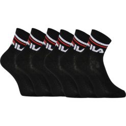 Fila Quarter Skarpety 6-pack Uni Czarny 35-38. Czarne skarpety damskie Fila, bez wzorów. Za 174.99 zł.