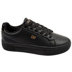 Buty sportowe damskie GAP Portland. Czarne obuwie sportowe damskie GAP, bez wzorów, z materiału, trekkingowe. Za 209.00 zł.