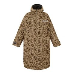 Wodoodporny, Dwustronny Szlafrok Unisex Dla Dorosłych W Panterkę. Czarne kurtki damskie Regatta, bez wzorów, bez kaptura. Za 368.99 zł.