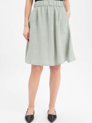 Marie Lund Lniana mini spódniczka Kobiety len zielony, 42. Zielone spódnice damskie Marie Lund, bez wzorów, ze lnu, eleganckie, mini. Za 179.95 zł.