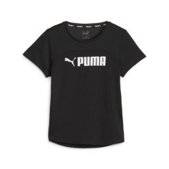 T-shirt treningowy damski PUMA Fit Logo Ultrabreathe. Białe koszulki sportowe damskie Puma, xs, bez wzorów, bez kołnierzyka, bez ramiączek, na fitness i siłownię. Za 75.99 zł.