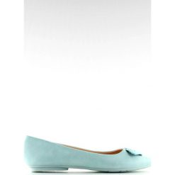 Baleriny damskie sweet lips niebieskie FM217-6 Blue. Niebieskie baleriny damskie ButyModne, bez wzorów, ze skóry ekologicznej, bez obcasa. W wyprzedaży za 59.00 zł.