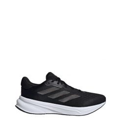 Buty Response. Niebieskie obuwie sportowe damskie Adidas, bez wzorów, z materiału, do biegania. Za 291.00 zł.
