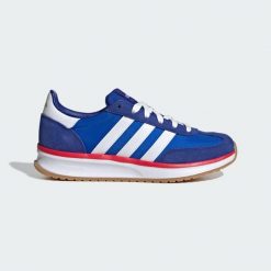 Buty RUN 70s 2.0. Niebieskie obuwie sportowe damskie Adidas, bez wzorów. Za 299.00 zł.