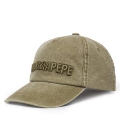 Czapka z daszkiem Patrizia Pepe. Brązowe czapki i kapelusze damskie Patrizia Pepe, bez wzorów. Za 239.99 zł.