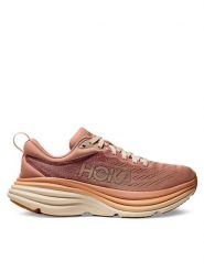 Hoka Buty do biegania Bondi 8 1127952 Brązowy. Brązowe obuwie sportowe damskie HOKA, bez wzorów, z materiału, do biegania. Za 599.99 zł.