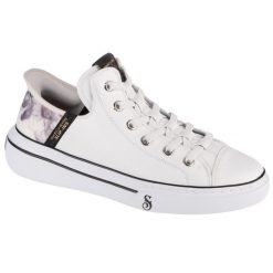 Buty sportowe Sneakersy męskie, Slip-Ins Snoop One - OG. Białe buty sportowe męskie Skechers, ze skóry, bez zapięcia, trekkingowe. Za 449.00 zł.