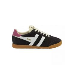 Femme ELAN Gola BK-BLACK/OFF WHITE/FUCHSI CLB538 Noir Gola. Białe obuwie sportowe damskie Gola, bez wzorów, z materiału, trekkingowe. Za 468.00 zł.