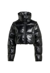Kurtka puchowa Adidas Originals JX2988 black. Czarne kurtki damskie Adidas, l, bez wzorów, z materiału, bez kaptura. Za 678.25 zł.