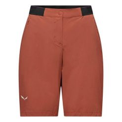 Damskie szorty bermudzkie Salewa Pedroc Dst. Czerwone szorty damskie Salewa, l, bez wzorów, z materiału. Za 381.50 zł.