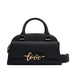 Torebka LOVE MOSCHINO. Czarne torebki do ręki damskie Love Moschino, bez wzorów, klasyczne, bez dodatków. Za 949.99 zł.