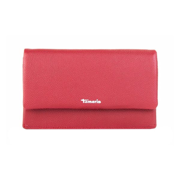 Tamaris Pportmonetka TAS Amanda Portfele 1 ct Różowy Damski. Czerwone portfele damskie Tamaris, z aplikacjami, ze skóry. Za 444.99 zł.