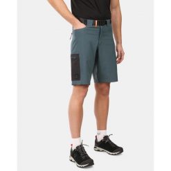 Męskie szorty outdoorowe Kilpi NAVIA-M. Zielone krótkie spodenki sportowe męskie Kilpi, l, bez wzorów, trekkingowe. Za 215.49 zł.