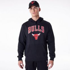 Bluza męska New Era NBA Regular Hoody Chicago Bulls. Czarne bluzy męskie New Era, m, bez wzorów, bez kaptura. Za 339.99 zł.