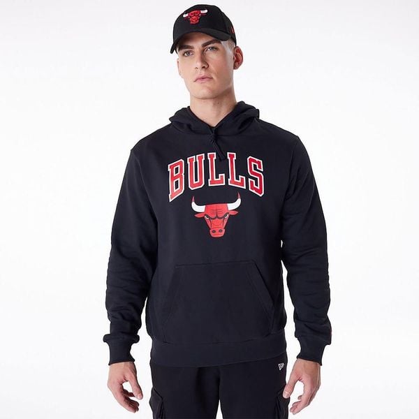 Bluza męska New Era NBA Regular Hoody Chicago Bulls. Czarne bluzy męskie New Era, m, bez wzorów, bez kaptura. Za 339.99 zł.